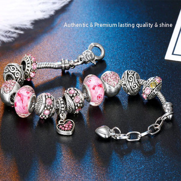 Chunky Gemstone Bead Bracelet | Sterling Silver Statement Beaded Bracelet | Large Natural Stone