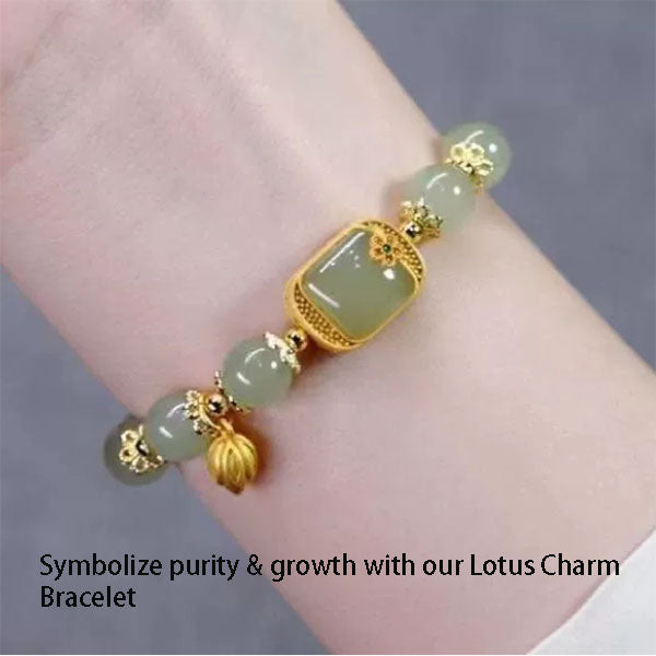 Lotusarmband – Exquisiter spiritueller Jadeschmuck