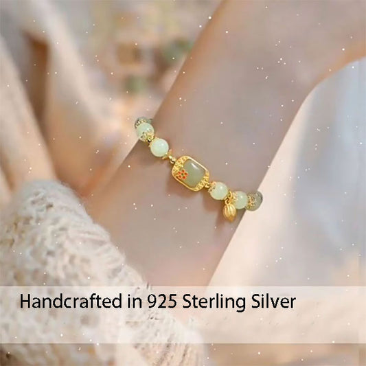 Lotus Bracelet – Exquisite Spiritual Jade Jewelry